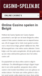 Mobile Screenshot of casino-spelen.be